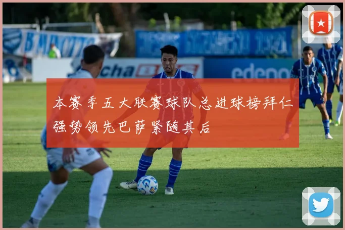 本赛季五大联赛球队总进球榜拜仁强势领先巴萨紧随其后