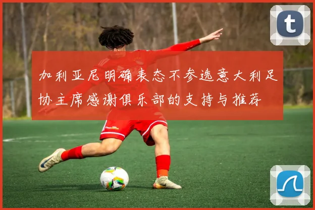 加利亚尼明确表态不参选意大利足协主席感谢俱乐部的支持与推荐