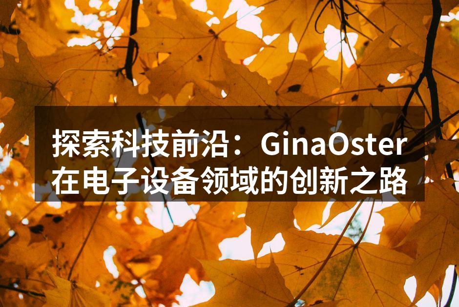 探索科技前沿：GinaOster在电子设备领域的创新之路